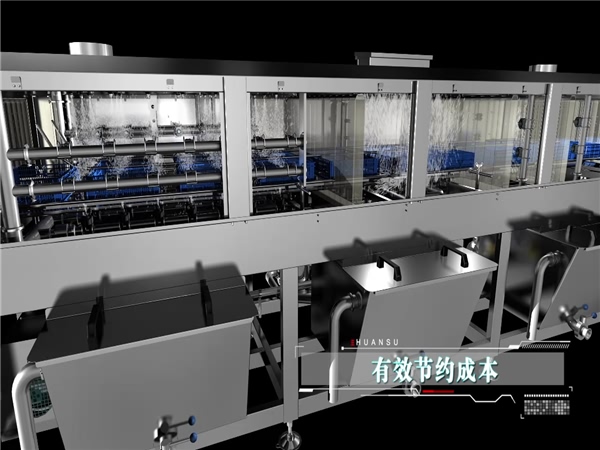 周轉(zhuǎn)箱清洗機(jī)，塑料盤筐清洗機(jī)，水果筐清洗機(jī)，價(jià)格采購(gòu)
