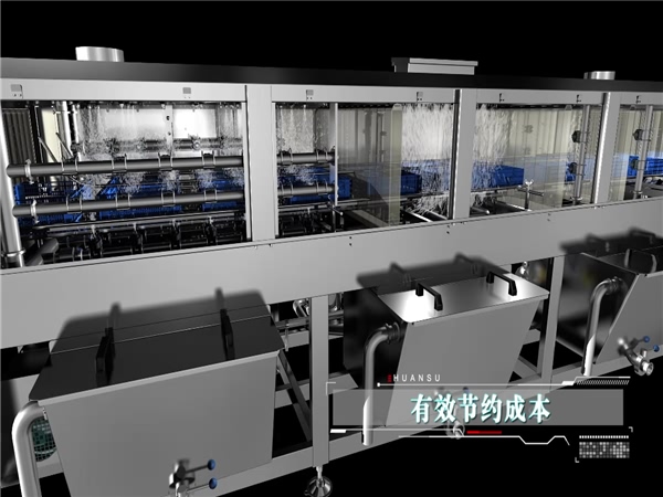 周轉(zhuǎn)箱清洗機(jī)，塑料盤筐清洗機(jī)，水果筐清洗機(jī)，價(jià)格采購(gòu)