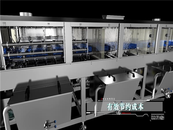 周轉(zhuǎn)箱清洗機(jī)，塑料盤筐清洗機(jī)，水果筐清洗機(jī)，價(jià)格采購(gòu)